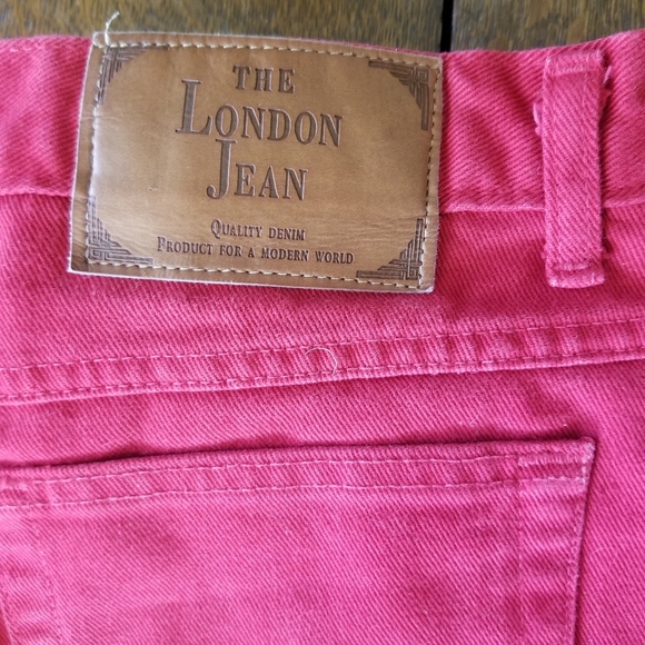Red Moda Int'l The London Jean Size 8 Vintage - Picture 4 of 5